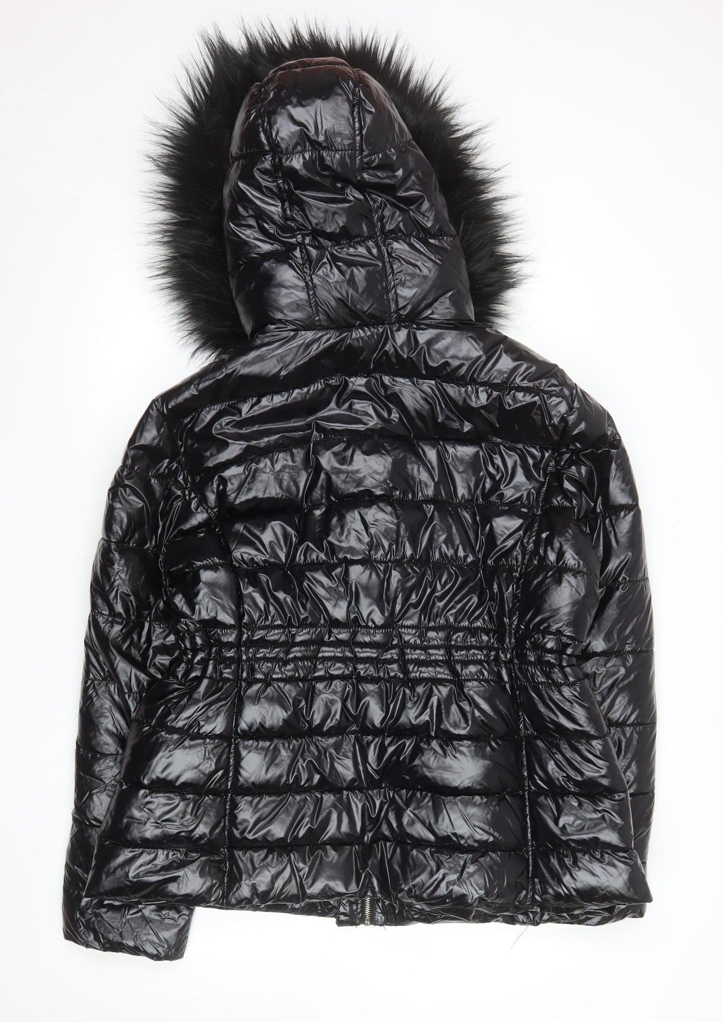Womens UK Size 18 New Look Black Puffer Jacket