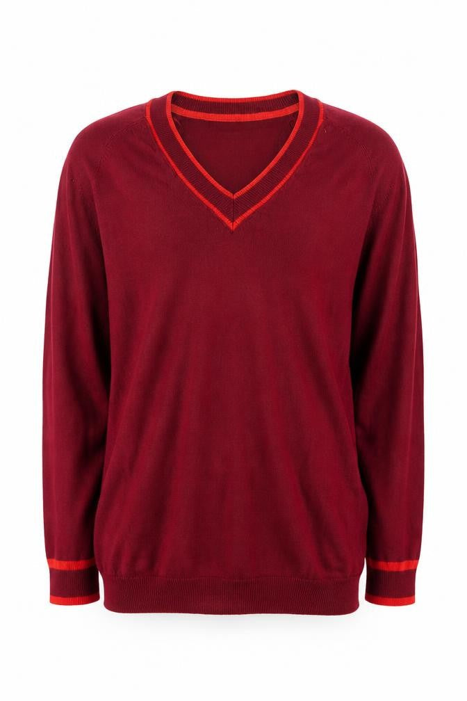 Mens UK Size M NEXT Red Pullover Jumper