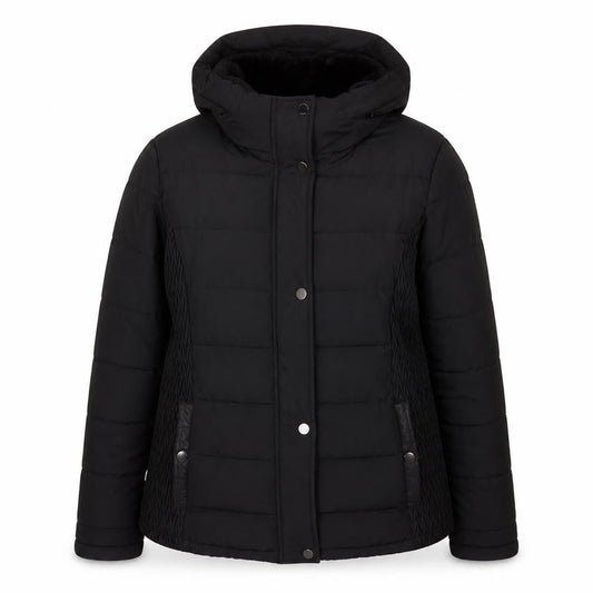 Womens UK Size 10 TU Black Puffer Jacket