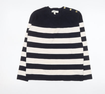 Womens UK Size XS Marks and Spencer Blue Pullover Jumper