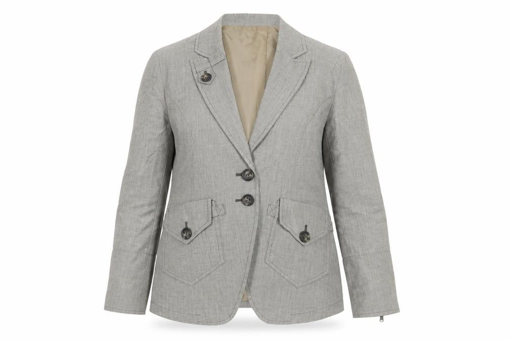 Womens UK Size 12 Max&Co Regular Grey Blazer