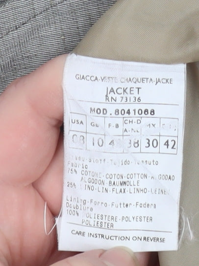 Womens UK Size 12 Max&Co Regular Grey Blazer