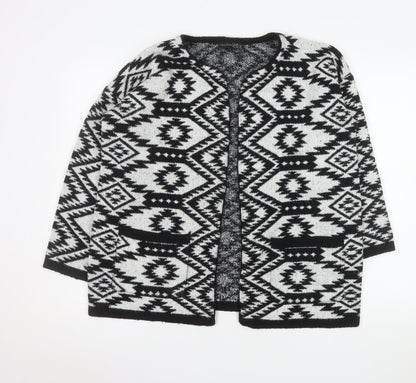 Womens UK Size S Atmosphere Black Cardigan Jumper