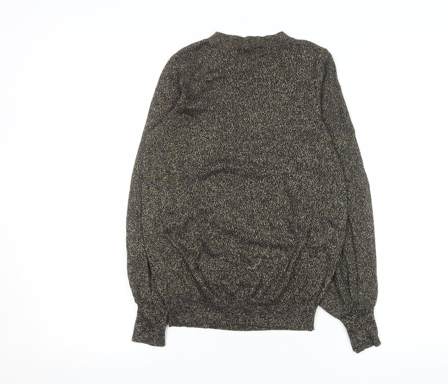 Womens UK Size 10 F&F Black Basic Blouse