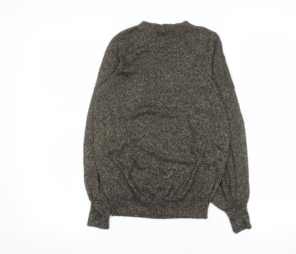 Womens UK Size 10 F&F Black Basic Blouse