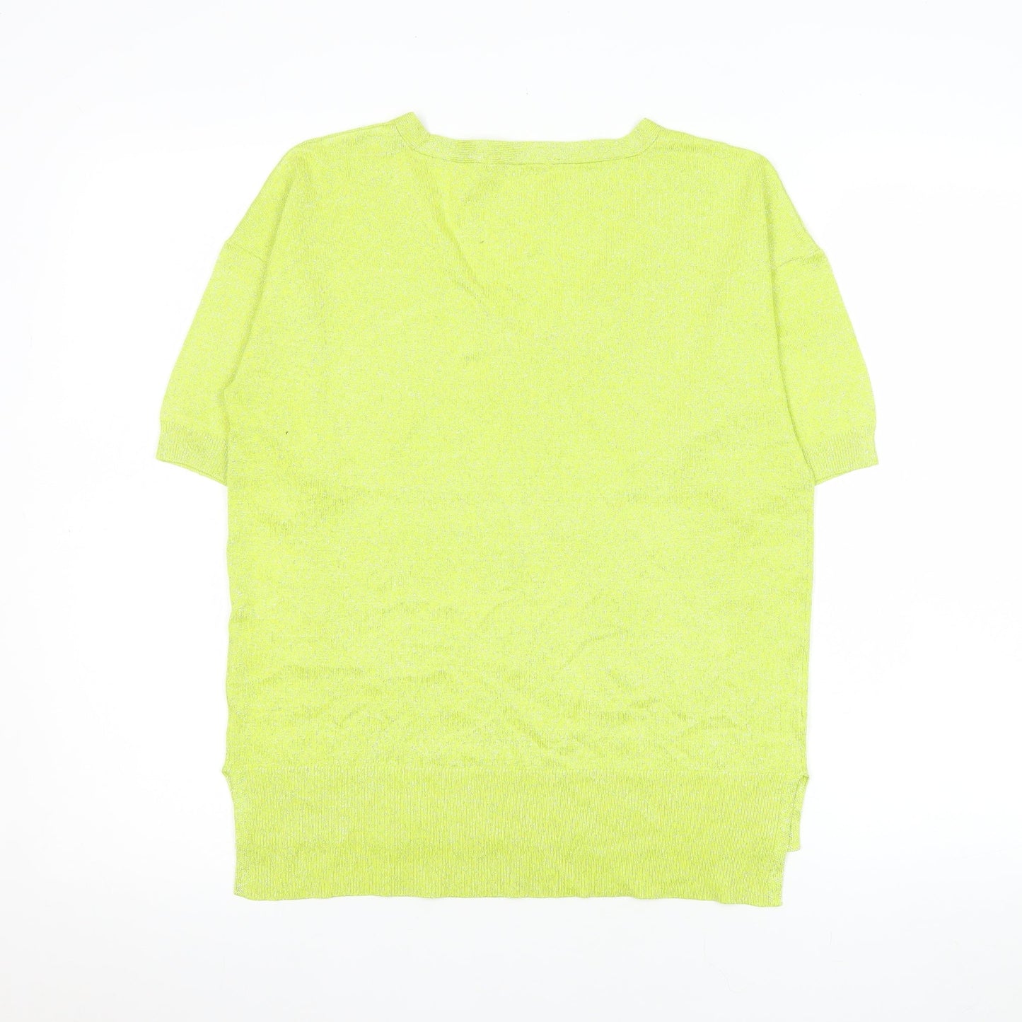 Womens UK Size 10 TU Yellow Basic T-Shirt