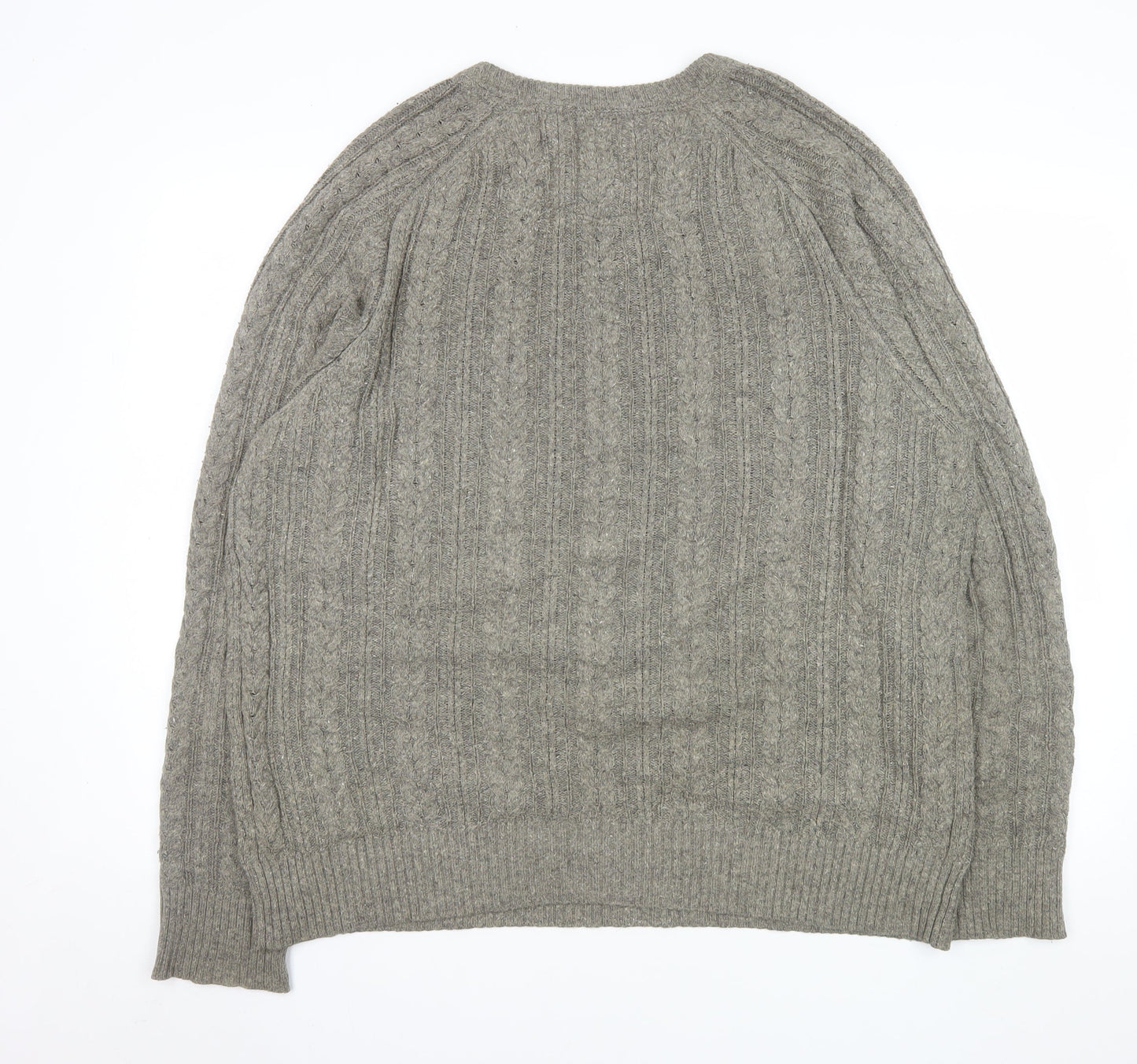 Mens UK Size L FatFace Grey Pullover Jumper