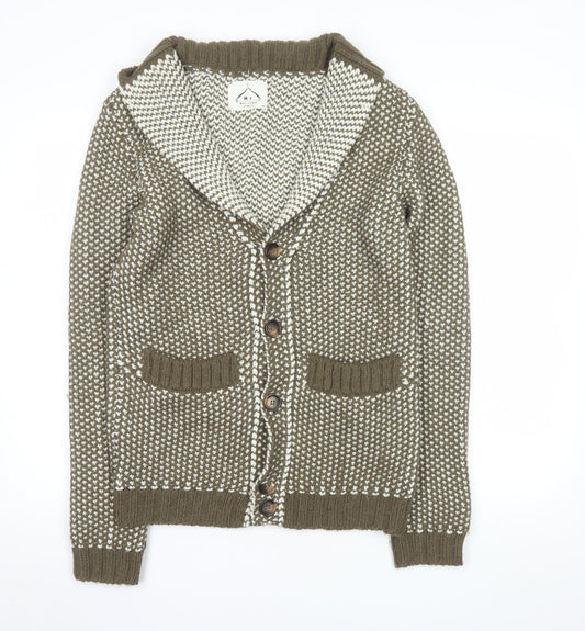 Womens UK Size S Maglieria Veneta Brown Cardigan Jumper