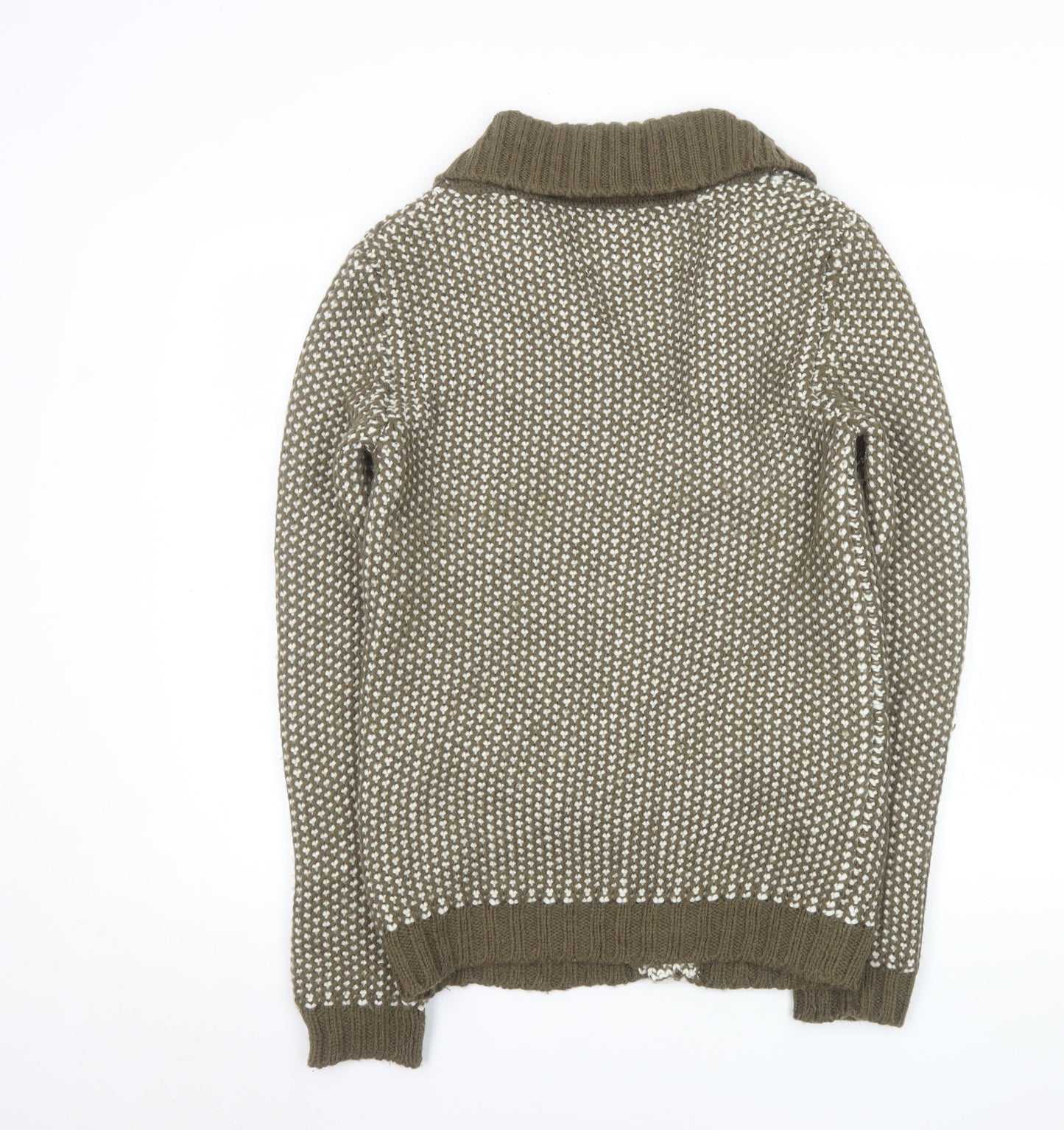 Womens UK Size S Maglieria Veneta Brown Cardigan Jumper