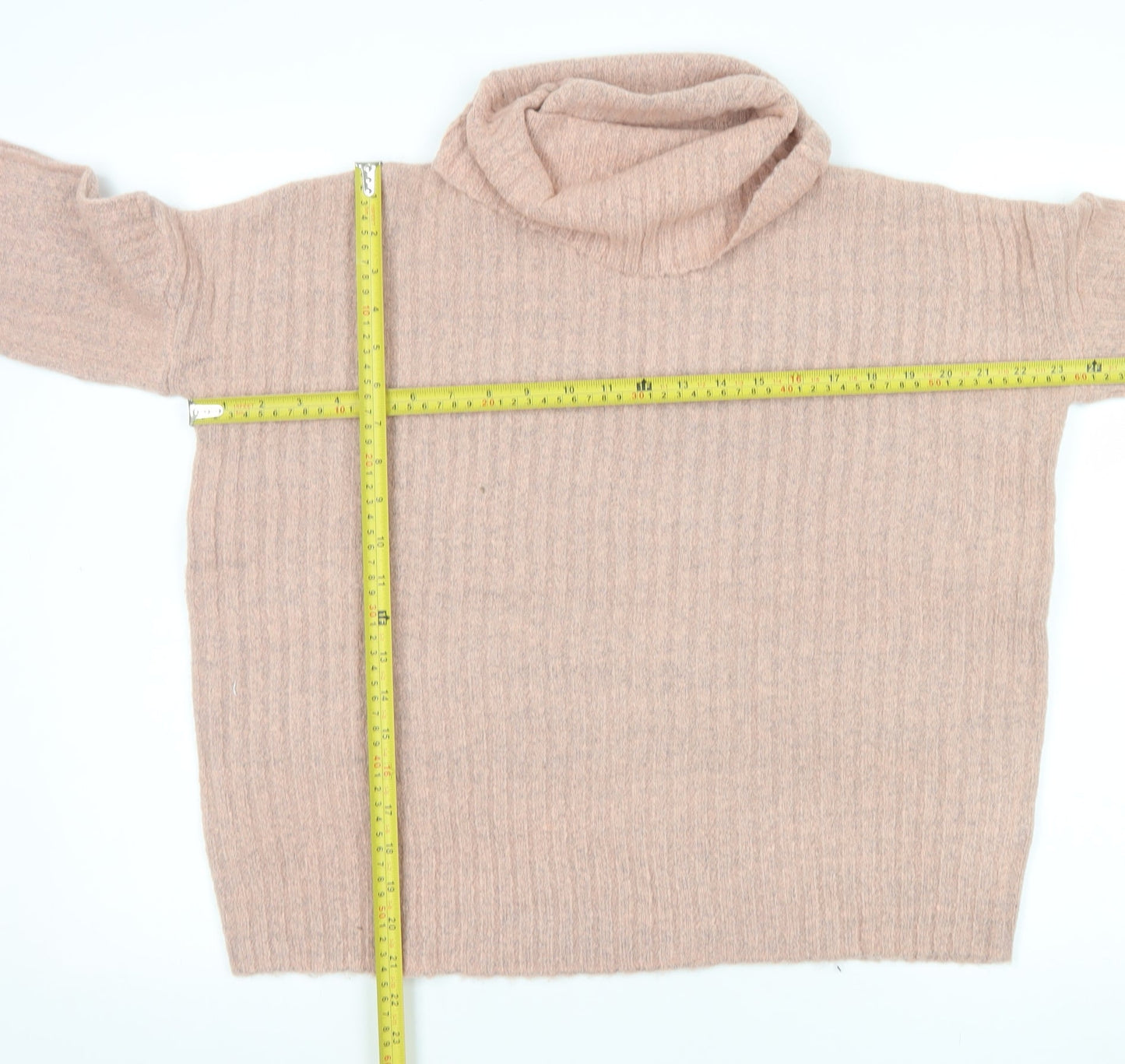 Womens UK Size M Brave Soul Beige Pullover Jumper