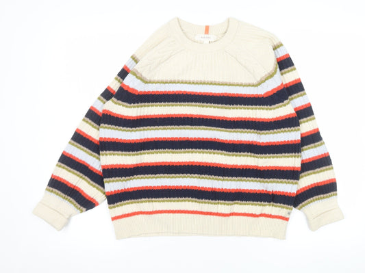 Womens UK Size M Marks and Spencer Multicoloured Pullover Jumper