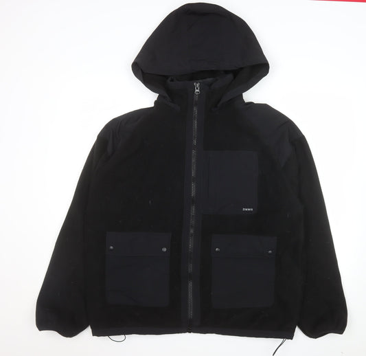 Mens UK Size XL Zara Black Basic Jacket