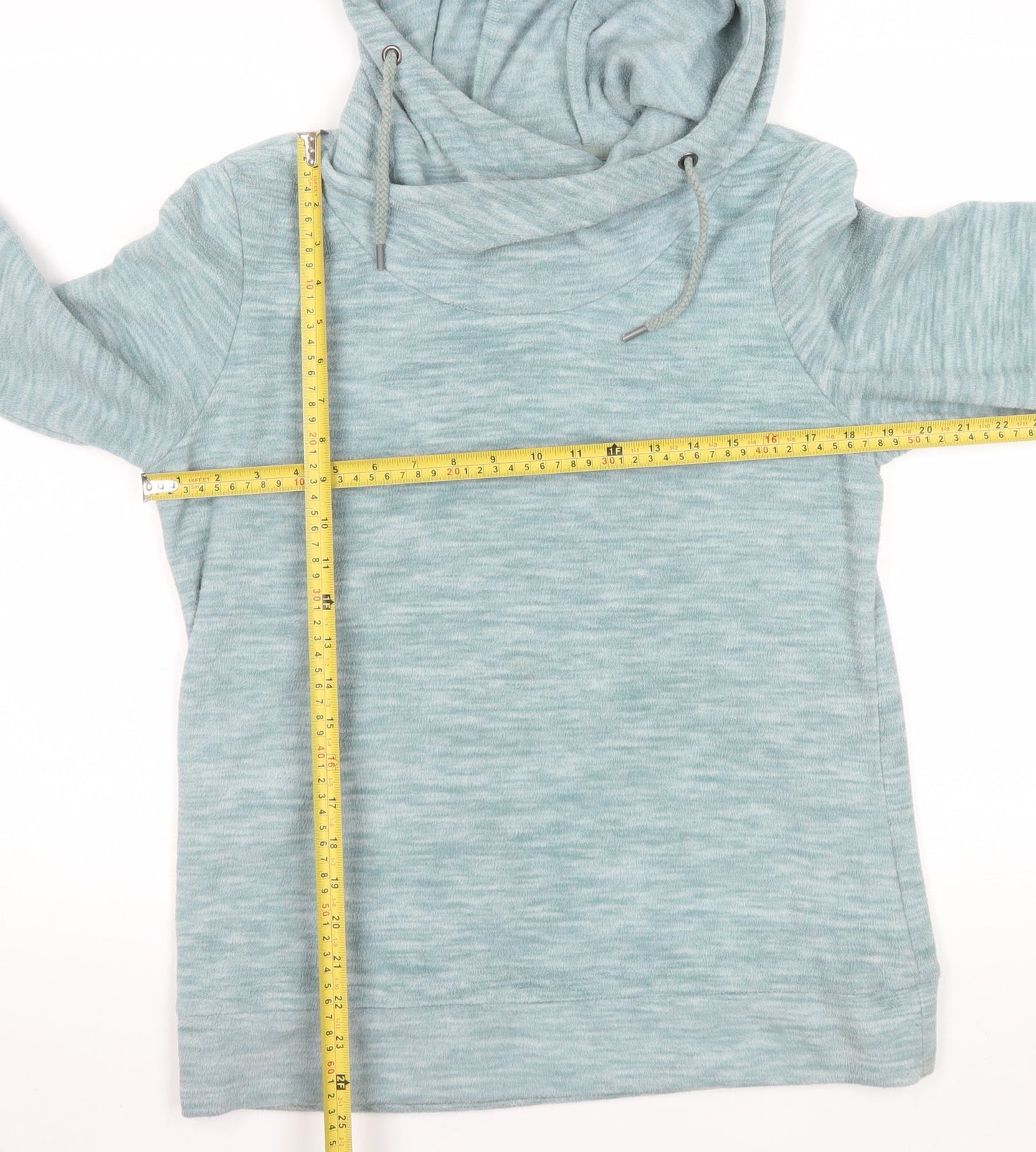 Womens UK Size 12 Equestrian Blue Pullover Hoodie