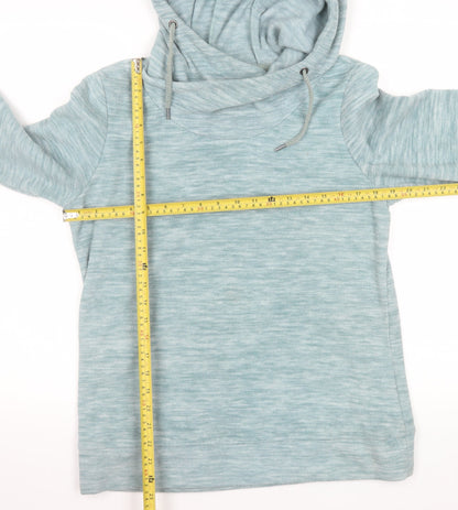 Womens UK Size 12 Equestrian Blue Pullover Hoodie