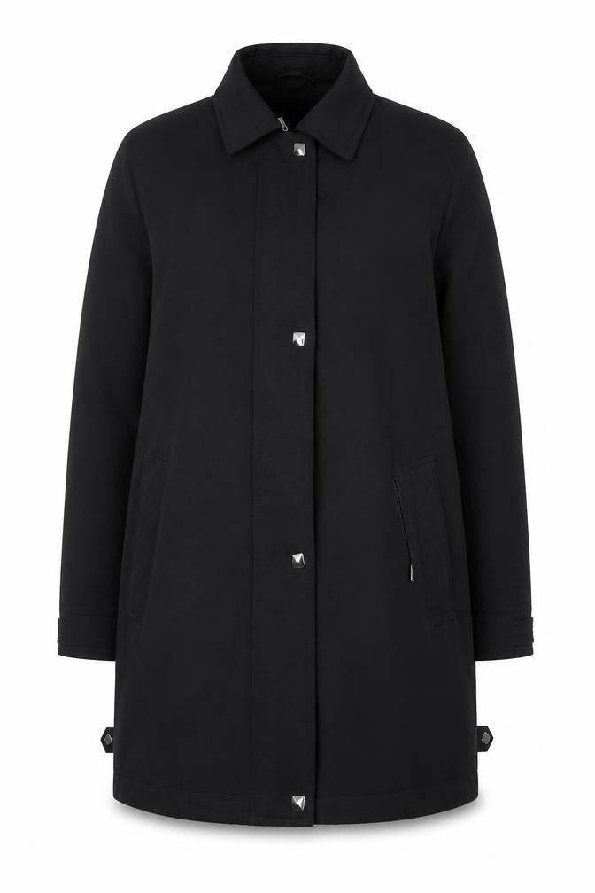 Womens UK Size 12 Klass Black Overcoat