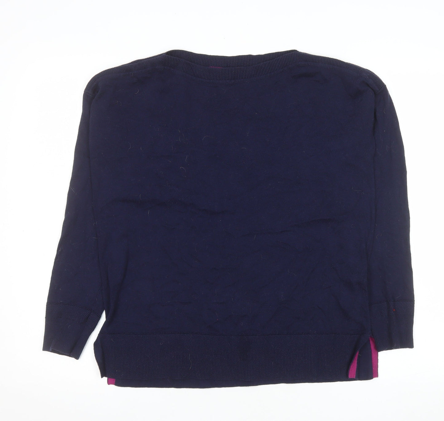 Womens UK Size 10 Joules Blue Pullover Jumper