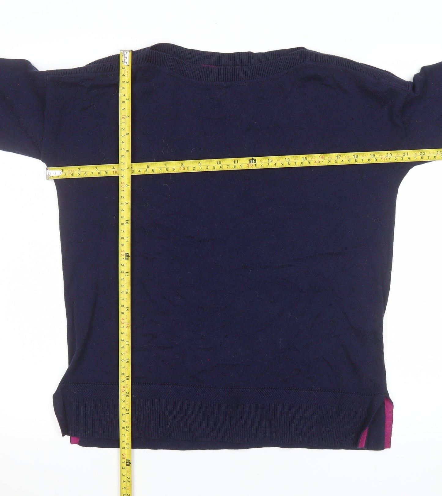 Womens UK Size 10 Joules Blue Pullover Jumper