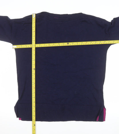 Womens UK Size 10 Joules Blue Pullover Jumper