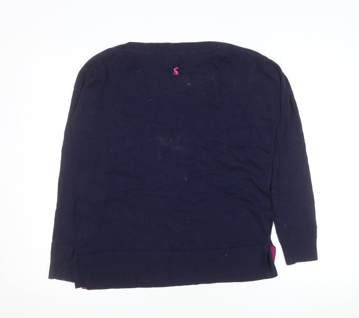 Womens UK Size 10 Joules Blue Pullover Jumper