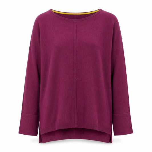 White Stuff Women’s Purple Crew Neck Knit Jumper Size 10