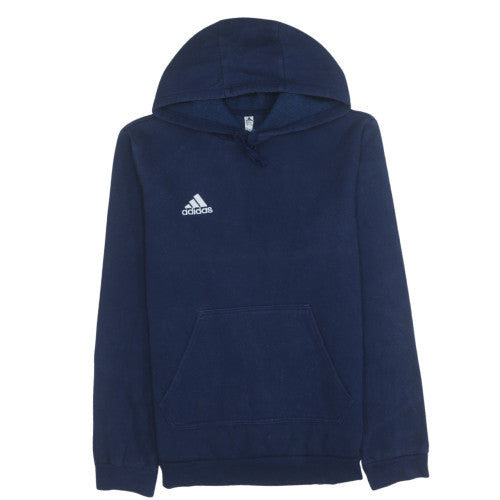 Mens UK Size S adidas Blue Pullover Hoodie