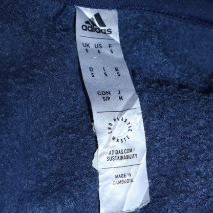 Mens UK Size S adidas Blue Pullover Hoodie