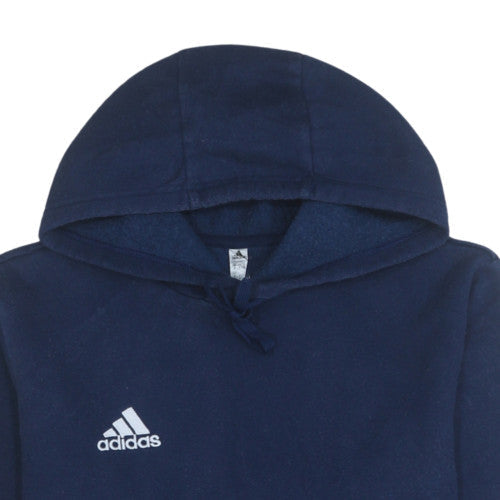 Mens UK Size S adidas Blue Pullover Hoodie