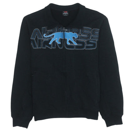Mens UK Size XL Airness Black Full Zip Sweatshirt