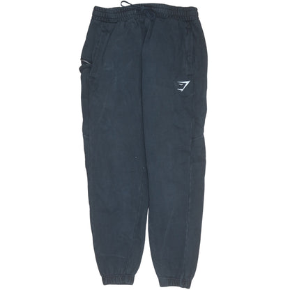 Mens UK Size S Gymshark Regular Fit Jogger Black Trousers