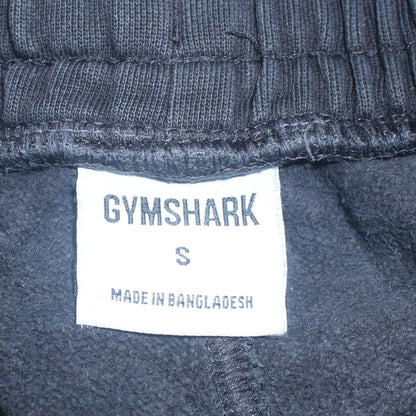 Mens UK Size S Gymshark Regular Fit Jogger Black Trousers