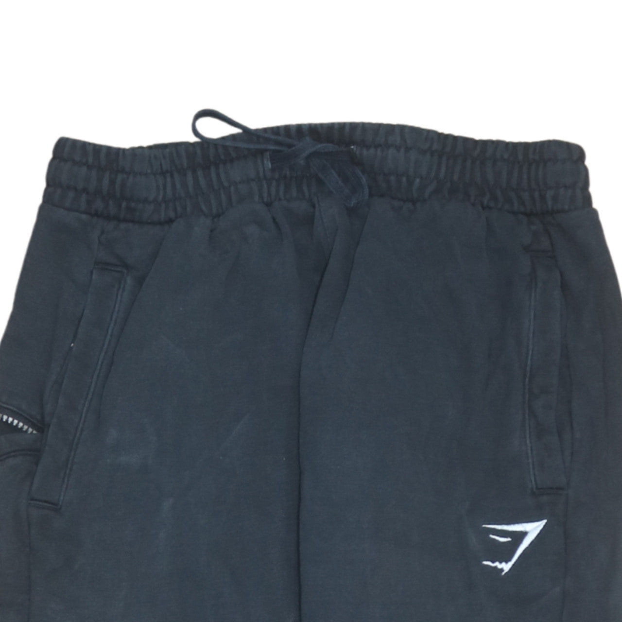 Mens UK Size S Gymshark Regular Fit Jogger Black Trousers
