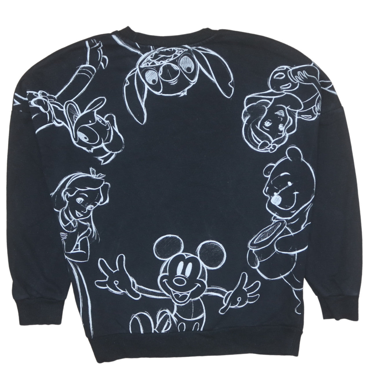 Womens UK Size M George Black Pullover Sweatshirt