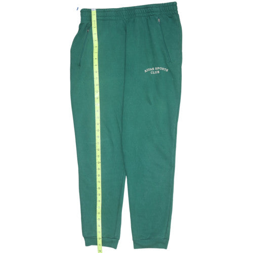 Mens UK Size M adidas Regular Fit Jogger Green Trousers