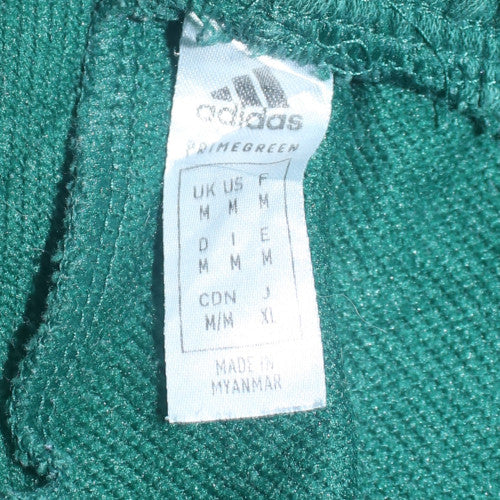 Mens UK Size M adidas Regular Fit Jogger Green Trousers
