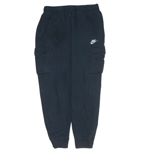 Boys UK Size L Nike Regular Fit Cargo Black Trousers