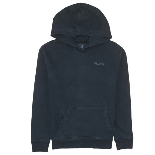 Mens UK Size XS Hollister Black Pullover Hoodie