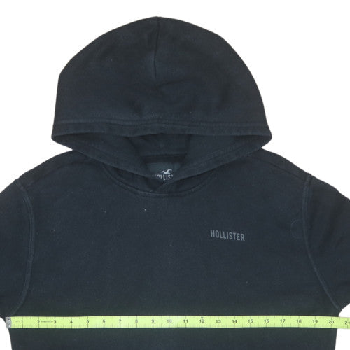 Mens UK Size XS Hollister Black Pullover Hoodie