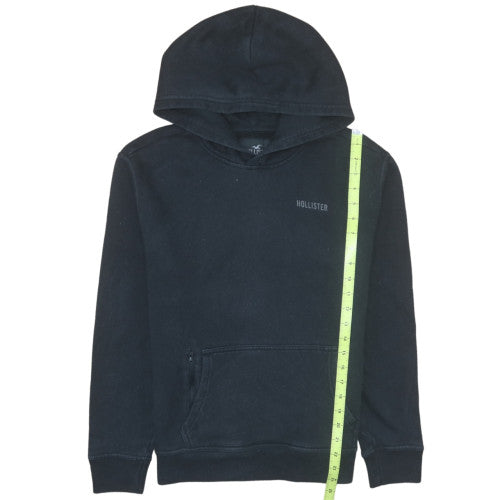 Mens UK Size XS Hollister Black Pullover Hoodie