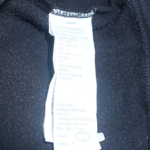 Mens UK Size XS Hollister Black Pullover Hoodie