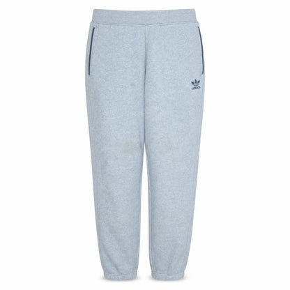 Adidas Men's Grey Joggers L Tapered Fit Casual Sportswear