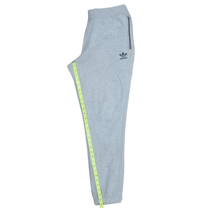 Adidas Men's Grey Joggers L Tapered Fit Casual Sportswear