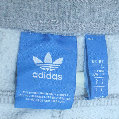 Adidas Men's Grey Joggers L Tapered Fit Casual Sportswear