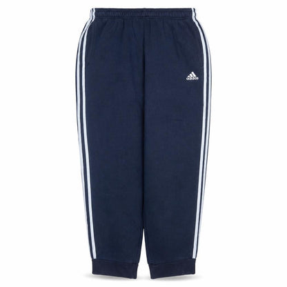 Adidas Men's Blue Jogger Trousers L Regular Fit Cotton Blend