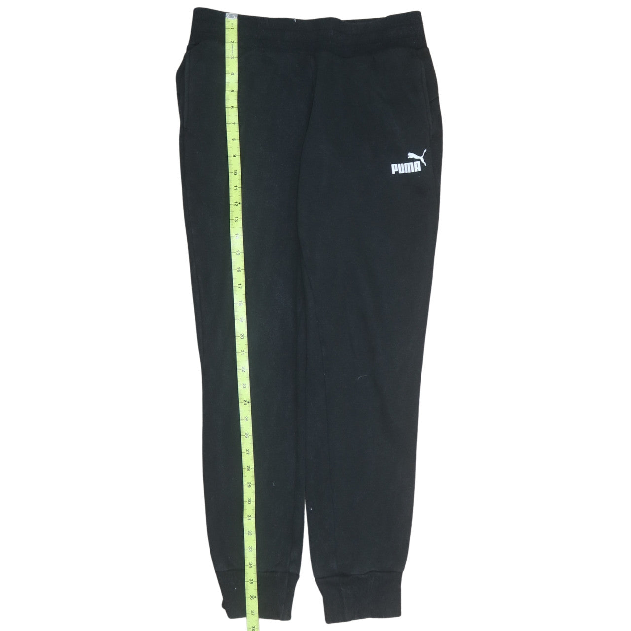 Womens UK Size 10 PUMA Regular Fit Sweatpants Black Trousers