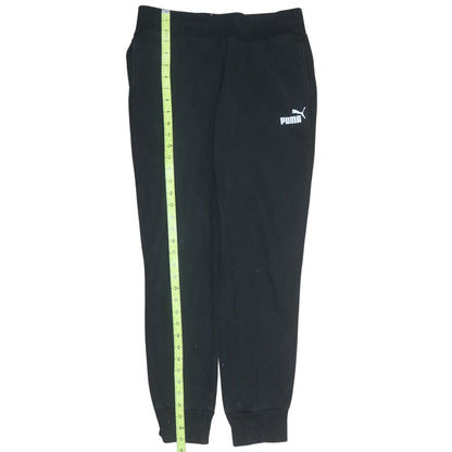 Womens UK Size 10 PUMA Regular Fit Sweatpants Black Trousers