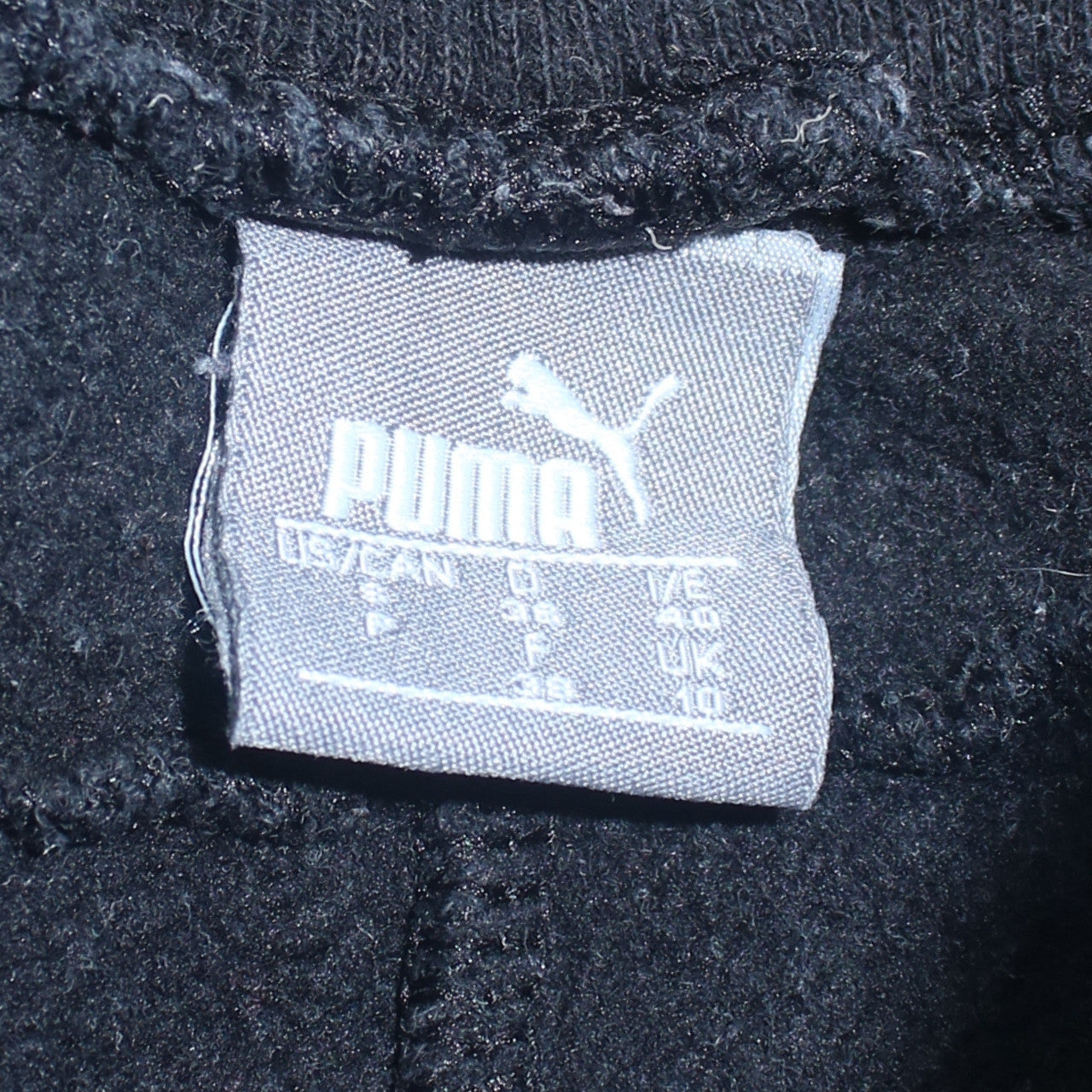 Womens UK Size 10 PUMA Regular Fit Sweatpants Black Trousers