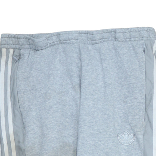 Mens UK Size M adidas Regular Fit Jogger Grey Trousers