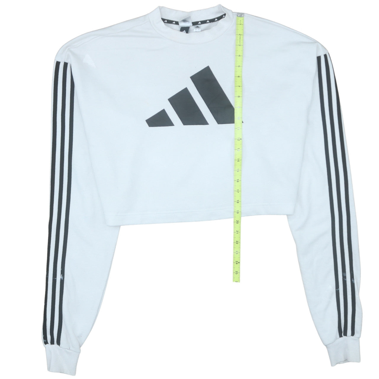 Womens UK Size S adidas White Pullover Sweatshirt