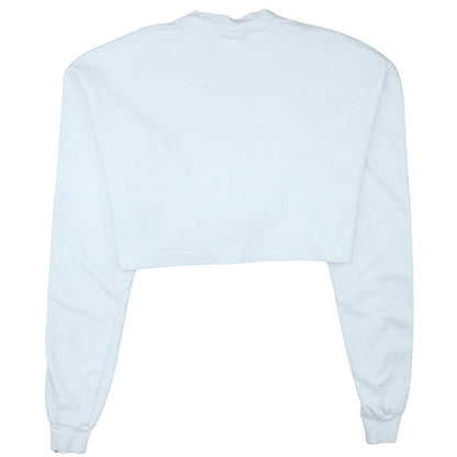 Womens UK Size S adidas White Pullover Sweatshirt