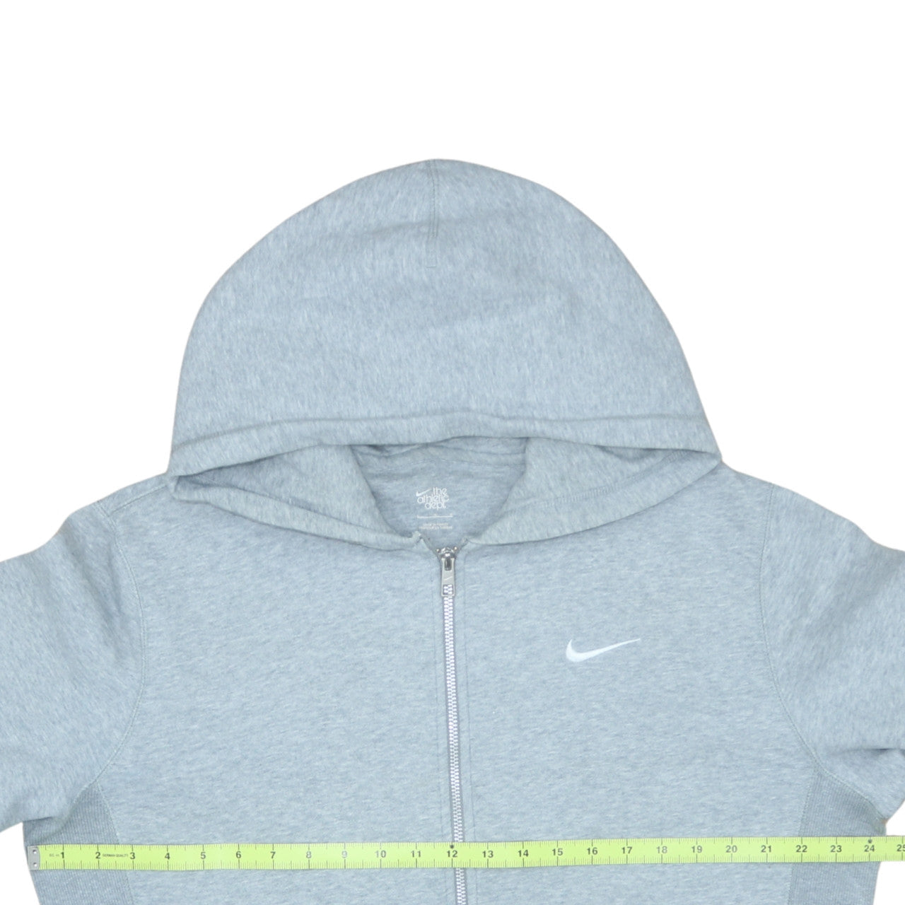 Mens UK Size L Nike Grey Full Zip Hoodie